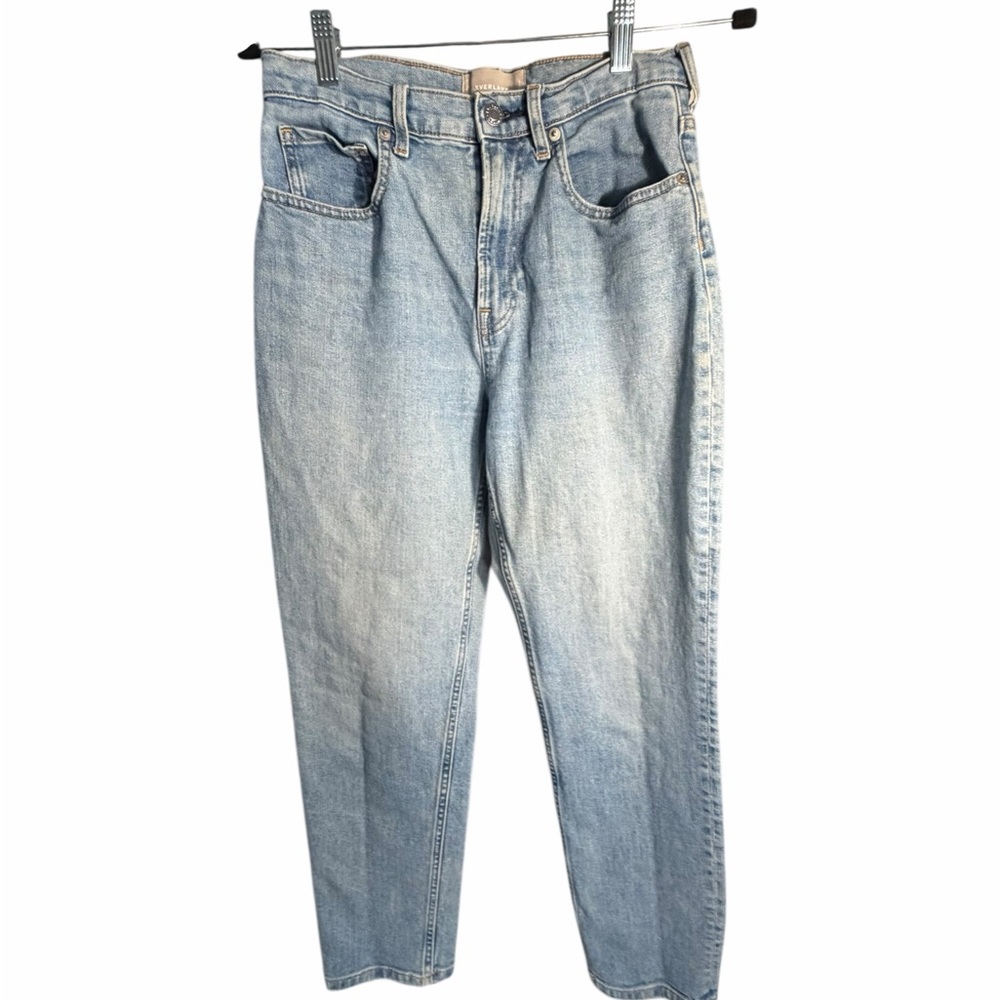 Everlane Light Wash High-Rise Straight Jeans Sz 28